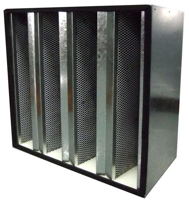 箱式活性炭過濾器 V型化學過濾器 箱式活性炭過濾器 V型化學過濾器