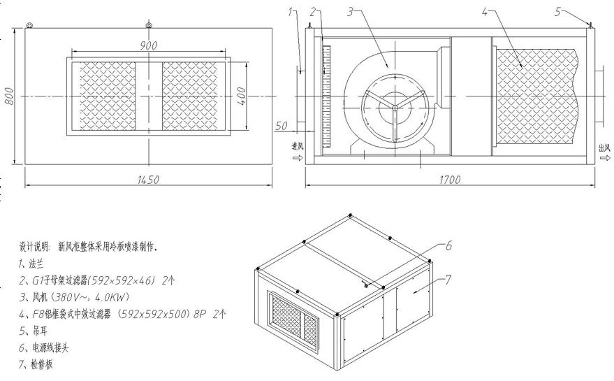 新風過濾箱 新風過濾箱