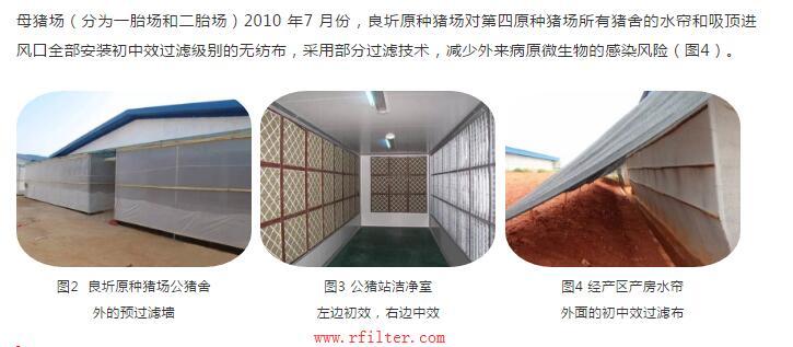 空氣過濾器技術在良圻原種豬場的應用 空氣過濾器技術在良圻原種豬場的應用